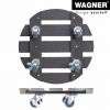 11.4" Gray Round WPC Plant Caddy - Image 6