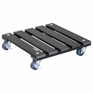 11.4" Gray Square WPC Plant Caddy