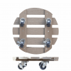 11.4" Taupe Round WPC Plant Caddy - Image 3