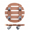 11.4" Terra Cotta Round WPC Plant Caddy - Image 3