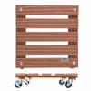 11.4" Terra Cotta Square WPC Plant Caddy - Image 4