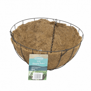 12" York Deluxe Hanging Basket with Coco Liner