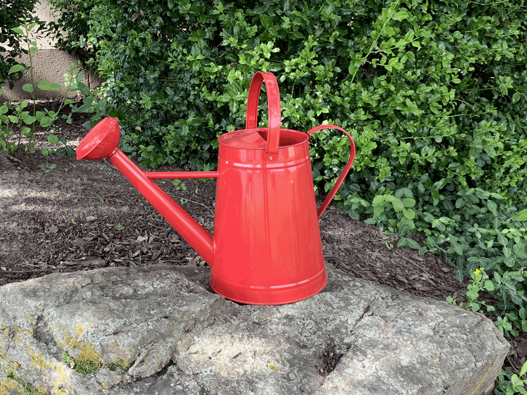 1.2 gal Red Metal Watering Can/Memory Foam Kneel Cushion - Image 2