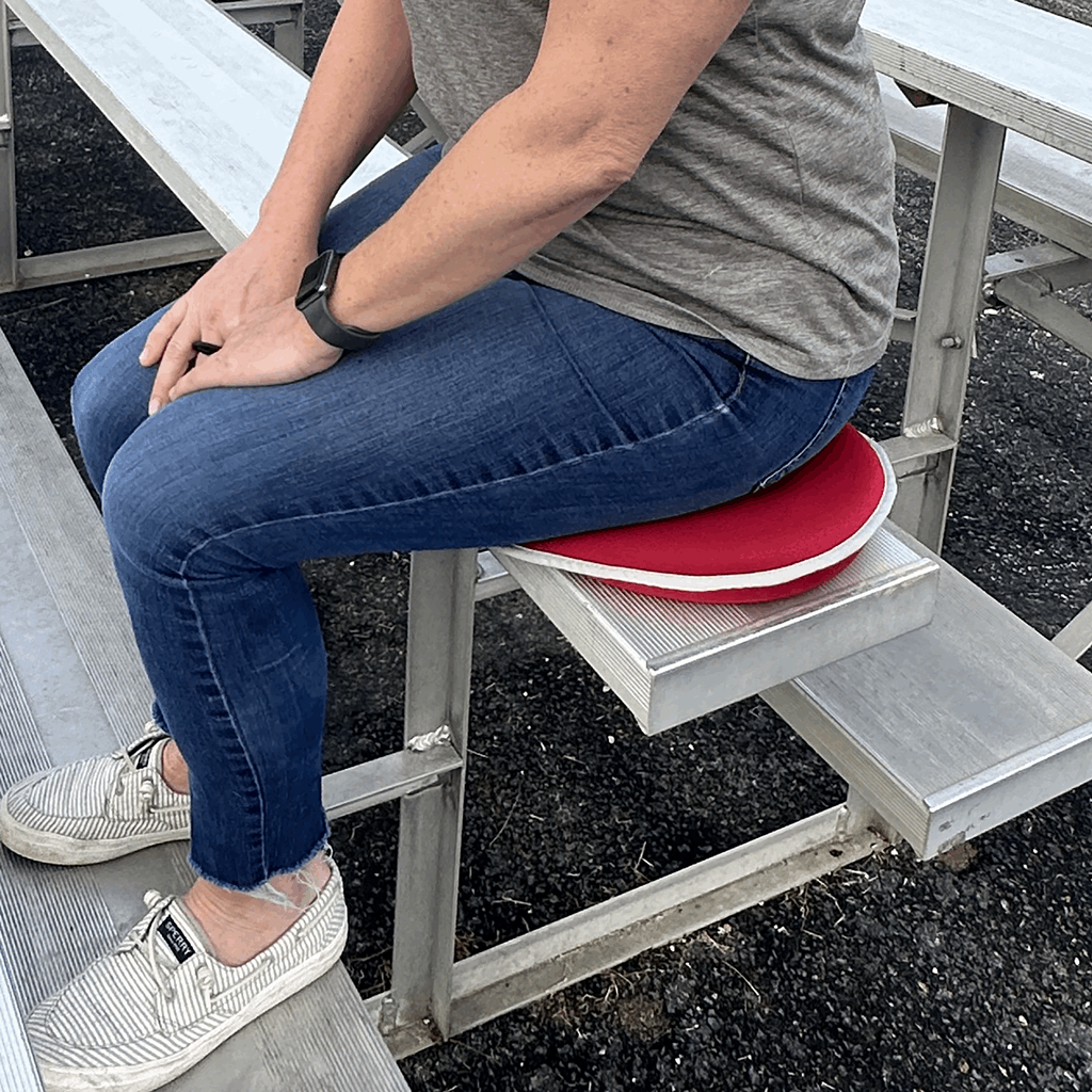 1.2 gal Red Metal Watering Can/Memory Foam Kneel Cushion - Image 4