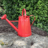 1.2 gal Red Metal Watering Can - Image 3