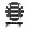 15.1" Gray Round WPC Plant Caddy - Image 3