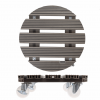 15.1" Taupe Round WPC Plant Caddy - Image 4