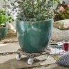 15.1" Taupe Round WPC Plant Caddy - Image 5