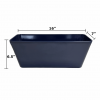 16" Indigo Rectangular Self-Watering Bamboo Planter - Image 2