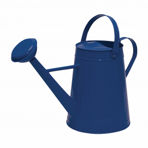 2.1 gal Blue Metal Watering Can