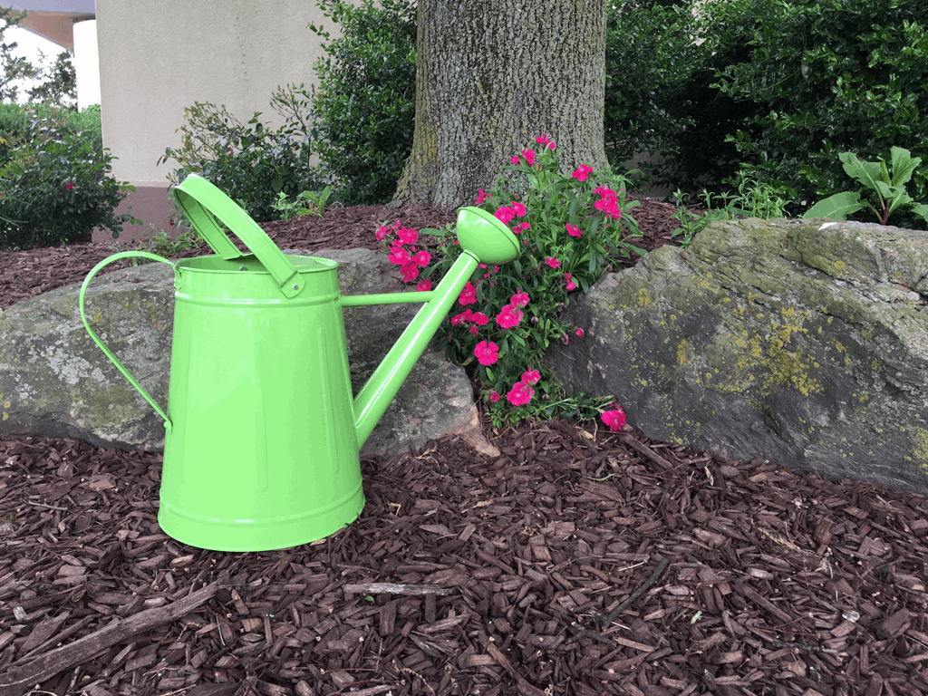 2.1 gal Green Metal Watering Can/Memory Foam Kneel Cushion - Image 2