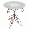 25" Antique Bronze Metal Birdbath Base - Image 2
