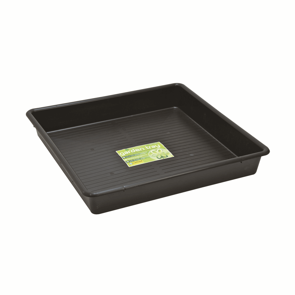 32" Black Square Garden Tray