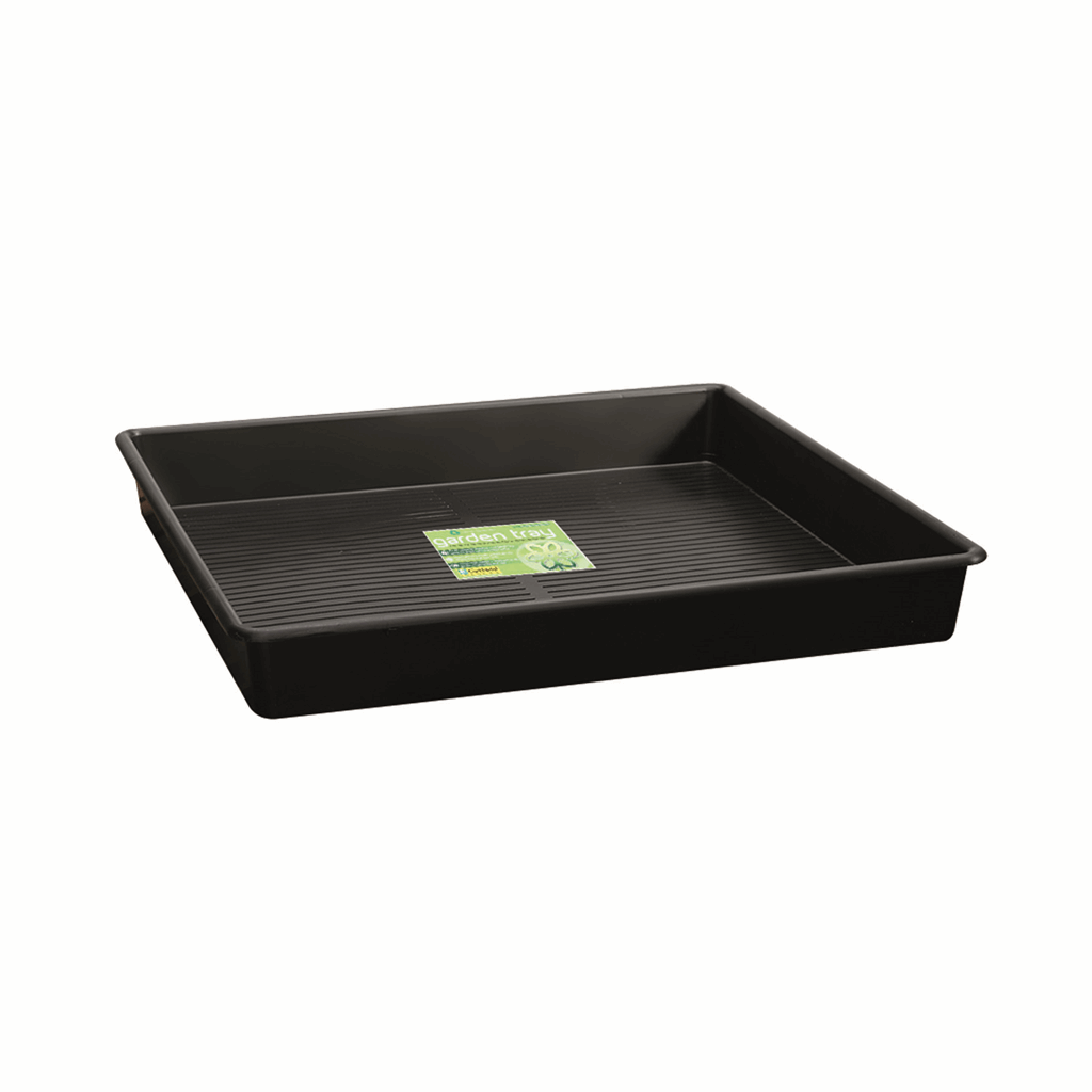 40" Black Square Garden Tray