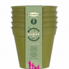 4" Green Bamboo Pot 5 Pack - Image 3