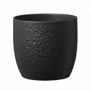 5.1" Anthracite Ceramic Boston Pot