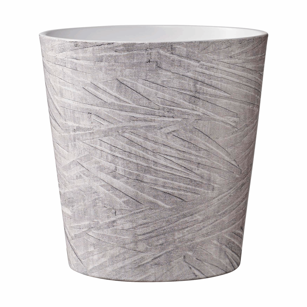5.1" Gray Ceramic Dallas Structure Pot