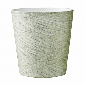 5.1" Green Ceramic Dallas Structure Pot