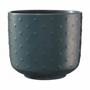 5.1" High Gloss Green Blue Ceramic Baku Pearl Pot