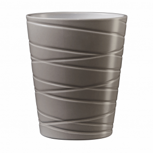 5.1" Warm-Gray Ceramic Singapur Pot