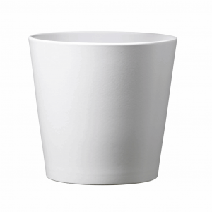5.1" White Ceramic Dallas Esprit Pot