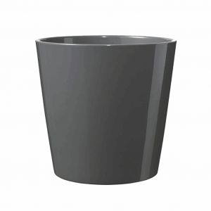 5.5" Anthracite Ceramic Dallas Style Pot