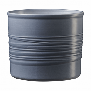 5.5" Blue-Gray Ceramic Laos Pot