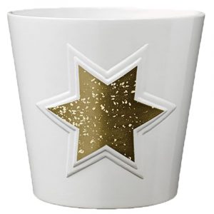 5.5" Gold Ceramic Magic Stars Pot