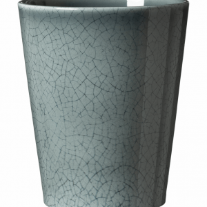 5.9" Petrol Craquele Ceramic Medina Glaze Pot