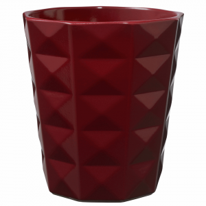 5.9" Shiny Bordeaux Ceramic Kyoto Pot