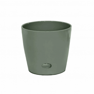5" Sage Green Round Self-Watering Bamboo Pot
