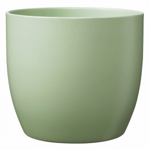6.3" Matte Linden Green Ceramic Basel Fashion Pot