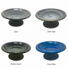 7.5" Dove Gray Fiber Clay Birdbath - Image 7