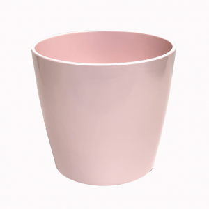 7" Rose Round Self-Watering Bamboo Pot