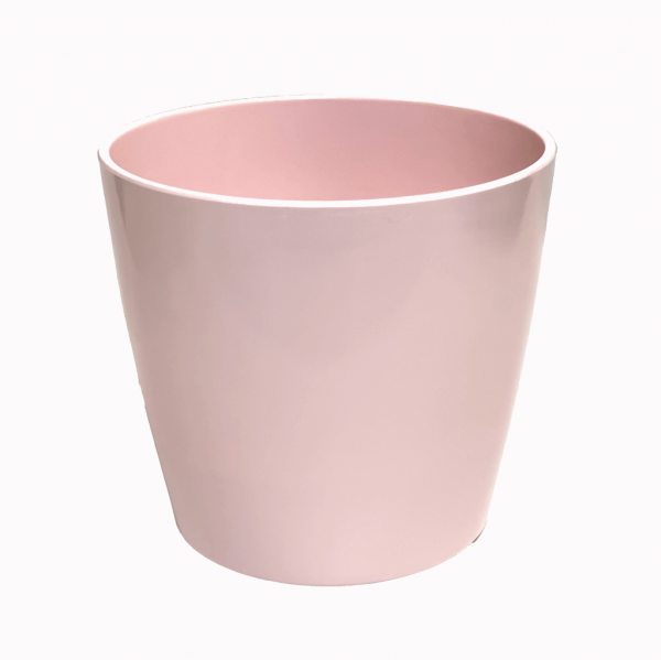 7" Rose Round Self-Watering Bamboo Pot