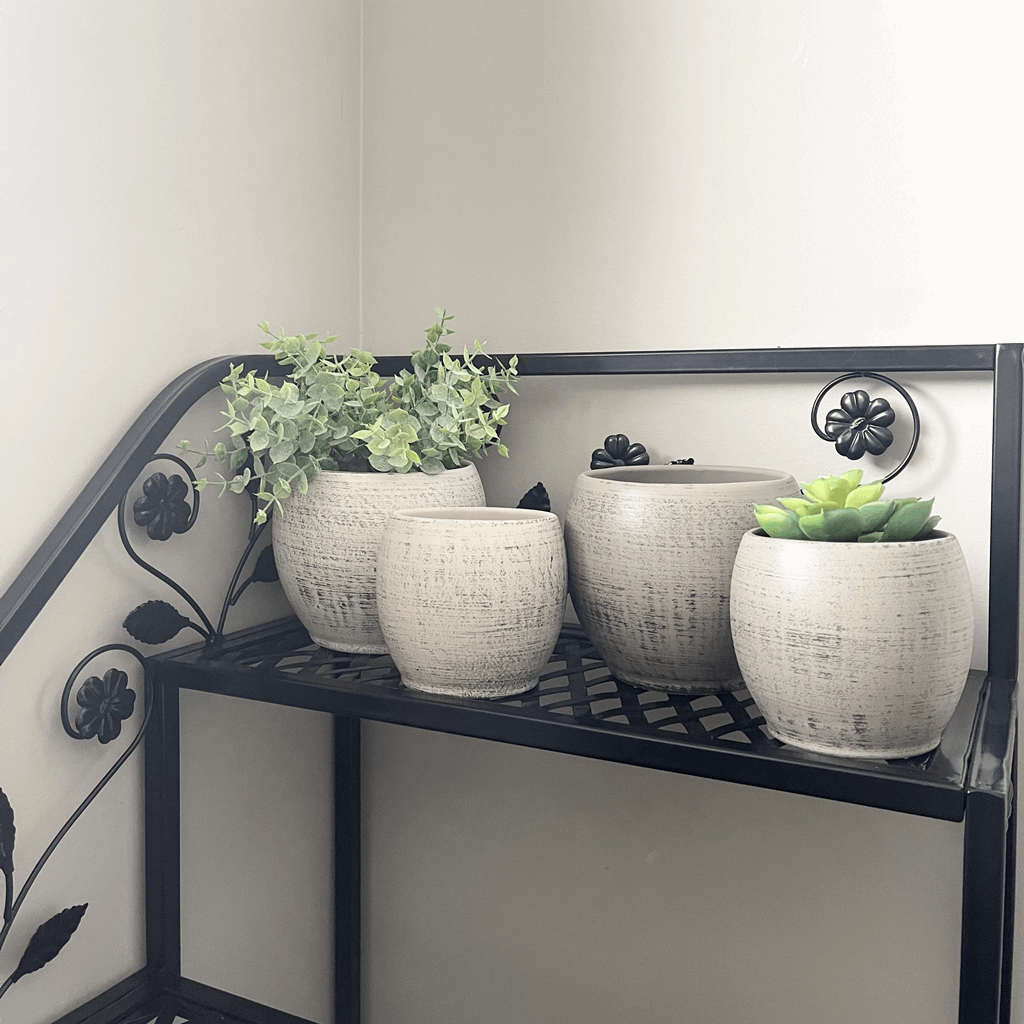 Alberta 4-Piece Indoor Ceramic Pottery Set - Image 3