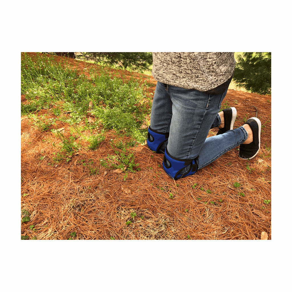 Blue Memory Foam Knee Pads - Image 3