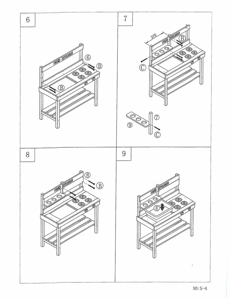 Childrens Mud Kitchen Bench - Image 3