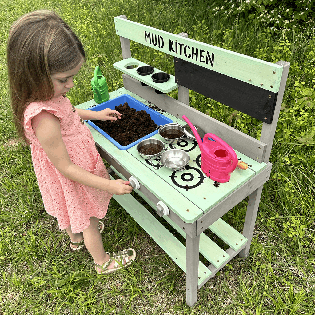 Childrens Mud Kitchen Bench - Image 11