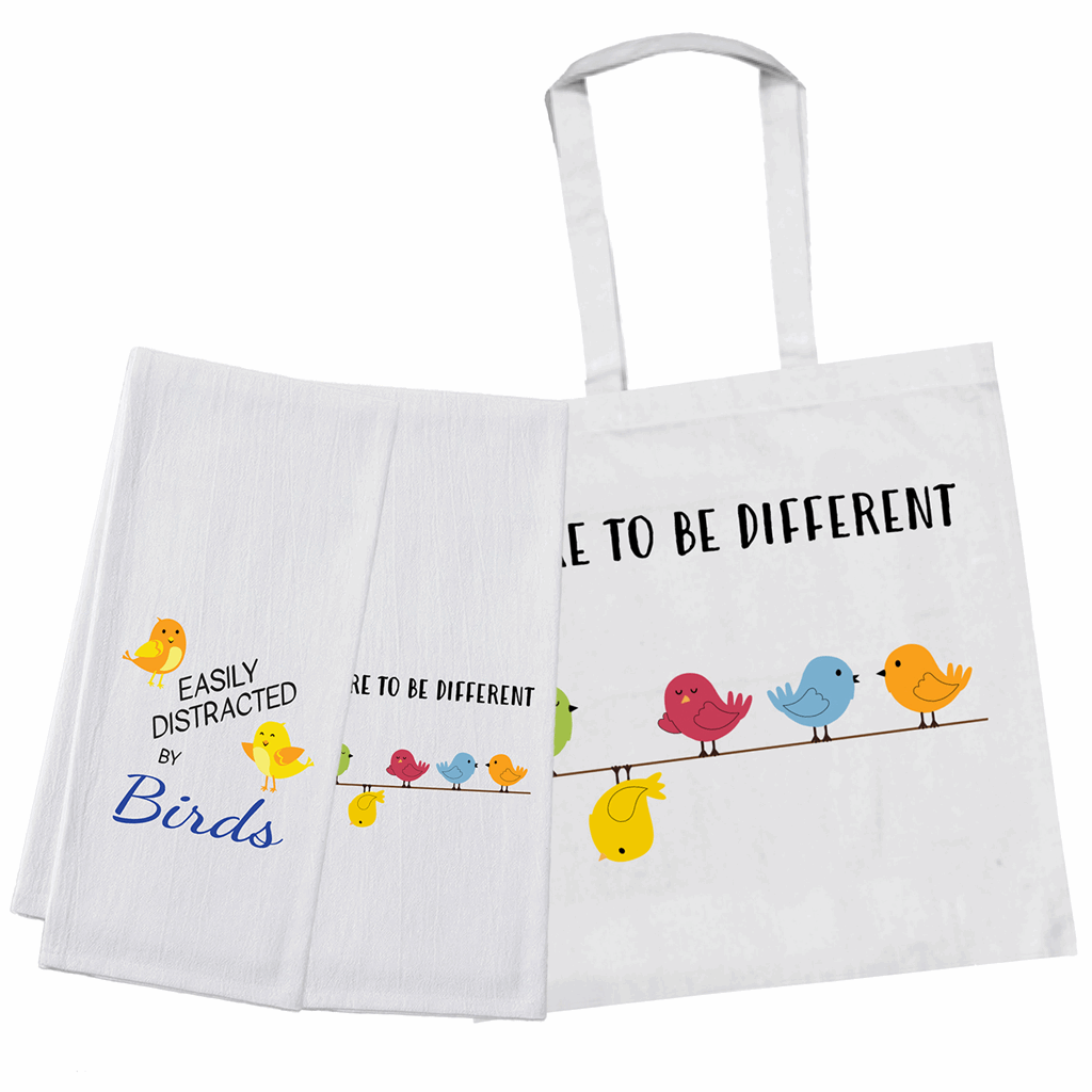 Cloth Bag With Two Tea Towels