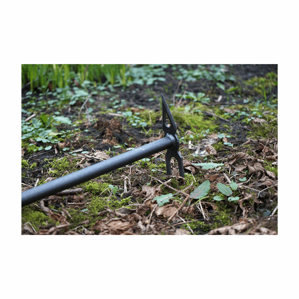 DeWit Comby Hoe - 2 Tine Cultivator / Diamond Shaped Long Handle - Image 3