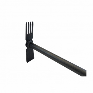 DeWit Comby Hoe - 4 Tine Cultivator / Straight Edge Long Handle