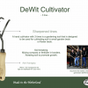 DeWit Cultivator - 3 Tine - Image 2