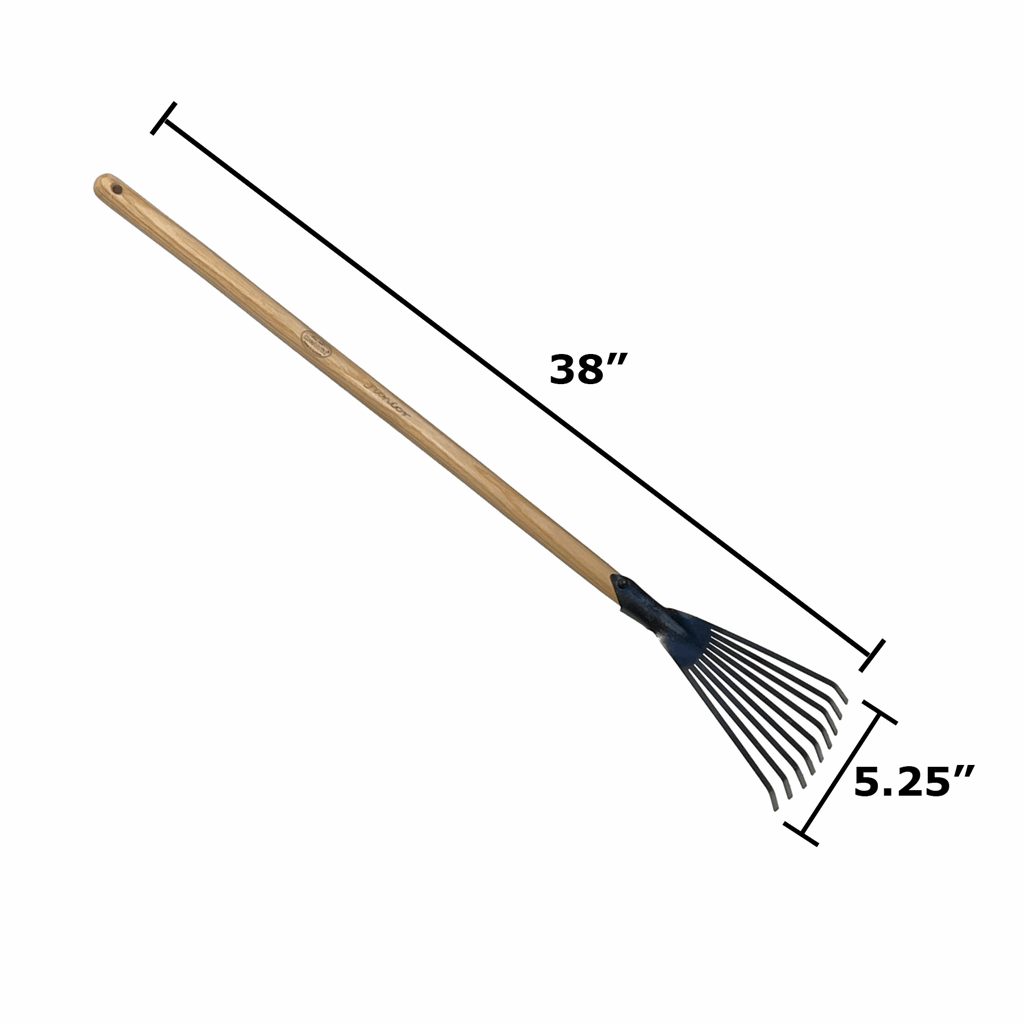 DeWit Junior Rake - Leaf Long Handle - Image 3