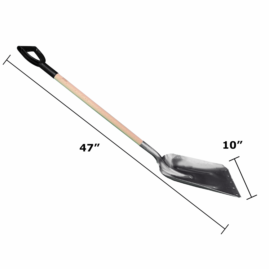 DeWit Shovel - Aluminum Scoop D Grip - Image 4
