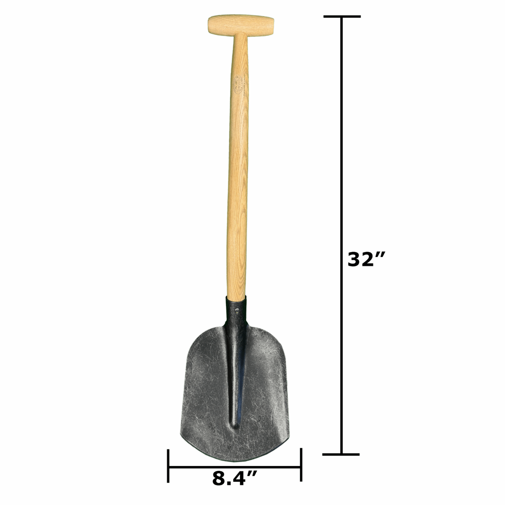 DeWit Shovel - Rounded T-Handle - Image 2