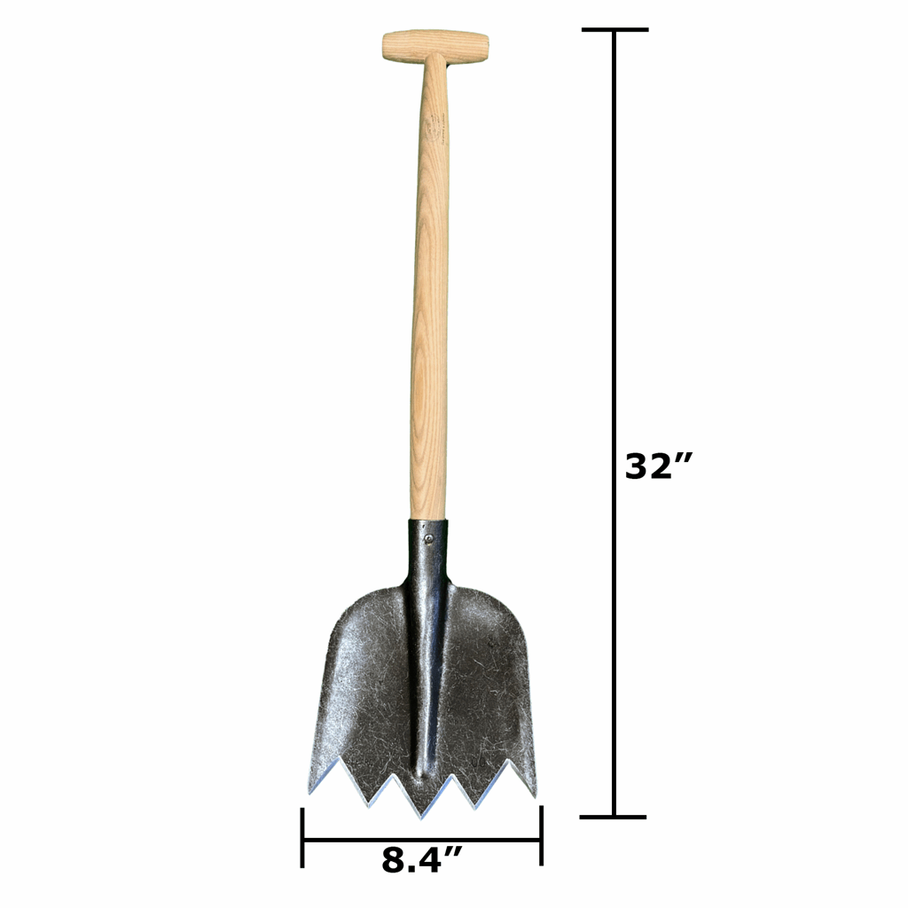 DeWit Shovel - Serrated T-Handle - Image 2