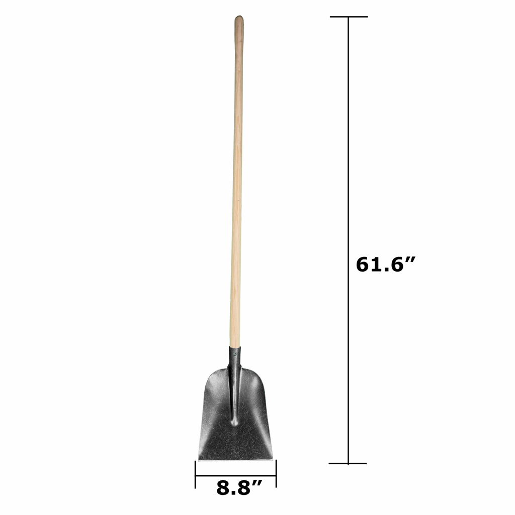 DeWit Shovel - Square Point Straight Handle - Image 2