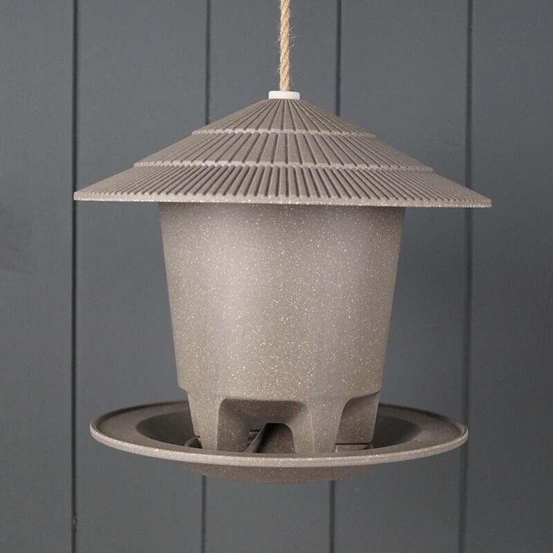 Deluxe Round Bird Feeder - Straw - Image 2