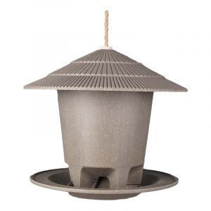 Deluxe Round Bird Feeder - Straw